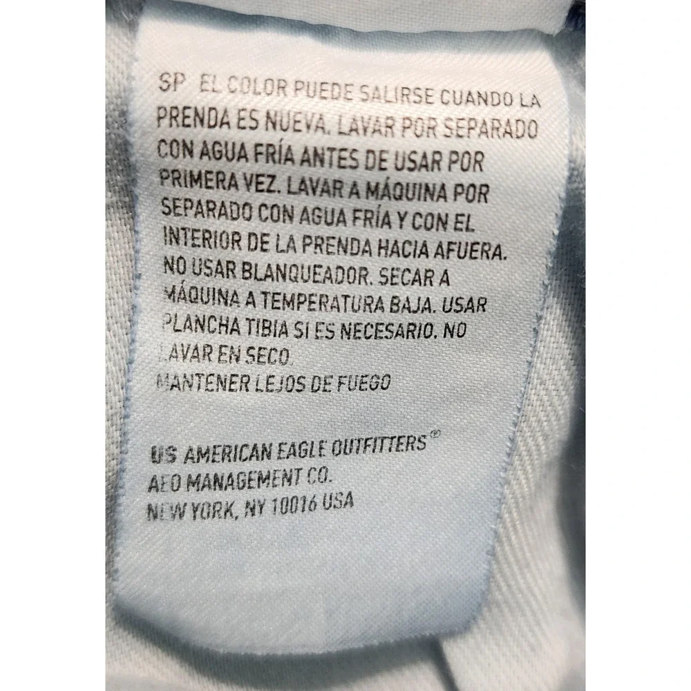 American Eagle Outfitters Men’s Slim Straight Jeans - Light Blue Wash